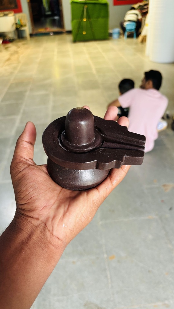 2 Inch Akhand Narmadeshwar Swayambu Shivling