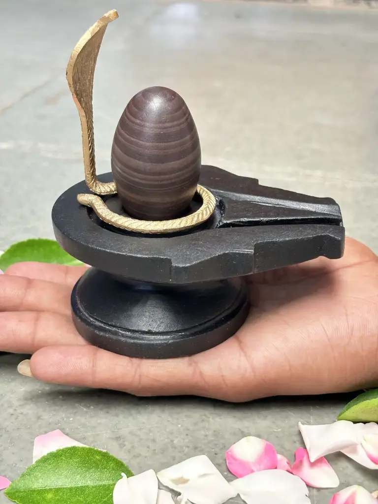 Janeudhari Narmadeshwar Shivling | Narmada Banalingam | Shivlingam For Home