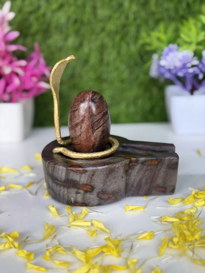 Very rare Ardhnareshwar Narmadeshwar shivling with Kalagni yonibase (jaladhari) and nag || 7. How to identify original Narmadeshwar Shivling?